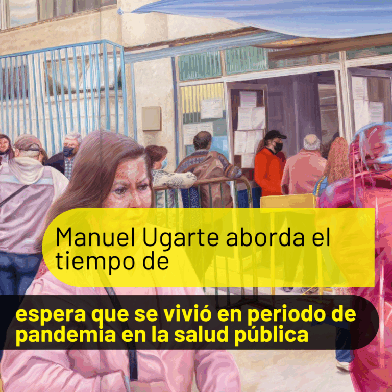 Artes visuales: Manuel Ugarte aborda el tiempo de espera que se vivió en periodo de pandemia en la salud pública